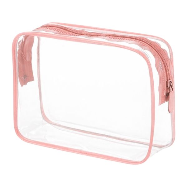 Small Portable Zip-Up Cosmetics Bag