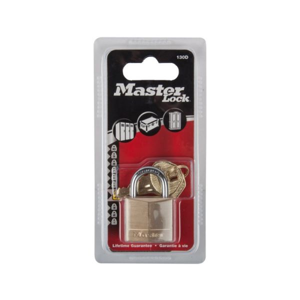 Mackie - Master Pad Lock - Security - Brass - 30mm - Bulk Pack of 2