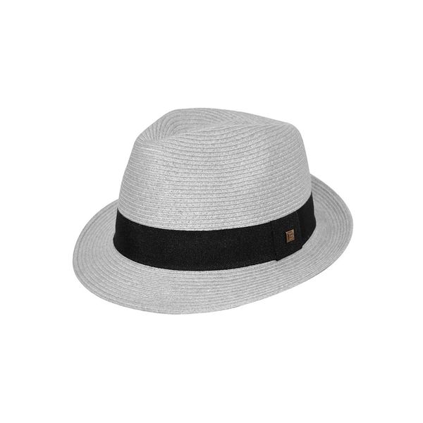 Evoke Harley Trilby Sun Hat - Light Grey