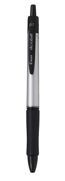 Pilot Acroball T Series Ballpoint Pen Box of 10 - Silver