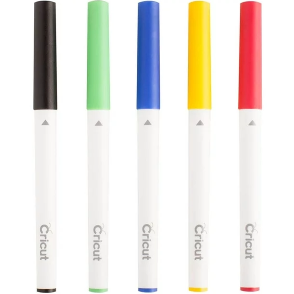 Cricut Explore / Maker 5-Pack Fine-Point Pen Set - The Classics Colour Pens