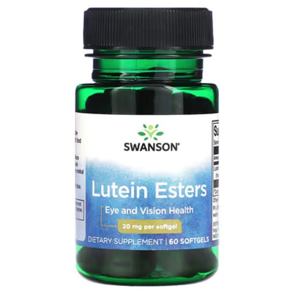 Swanson Lutein Esters 20 mg - 60 Softgels
