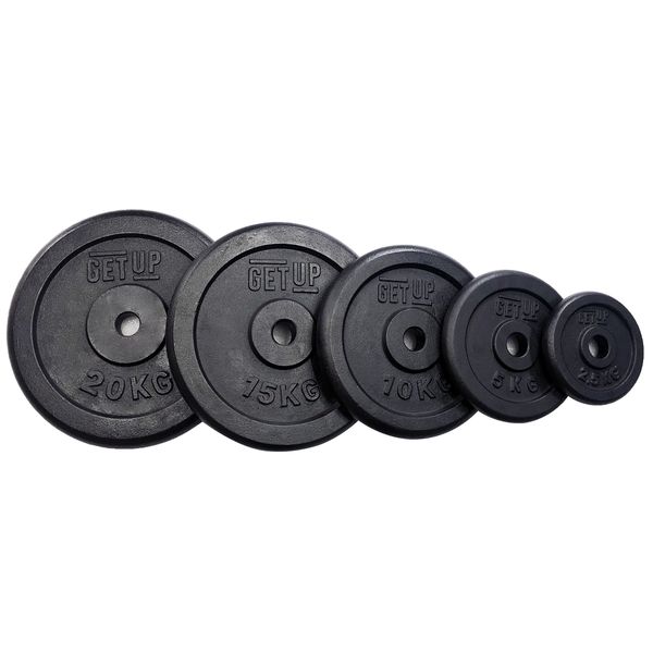 GetUp Cast Iron Weight Plates - Set of 2 - Various Weights