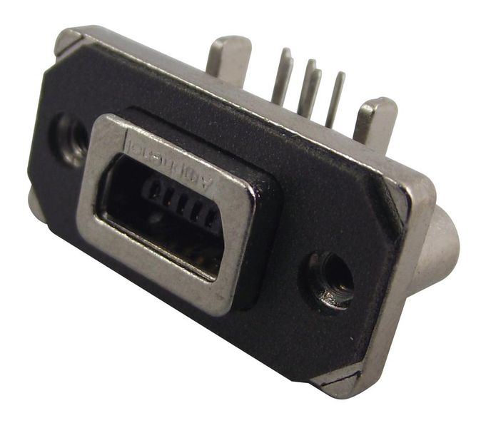 Amphenol Communications (MUSBE15134) USB Connector, Mini USB Type AB