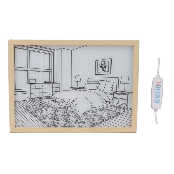 LED Light Shadow Photo Frame Painting L Model 4