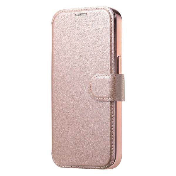 Magnetic 2-in-1 Electroplated Flip Phone Case Compatible with iPhone 13 Pro