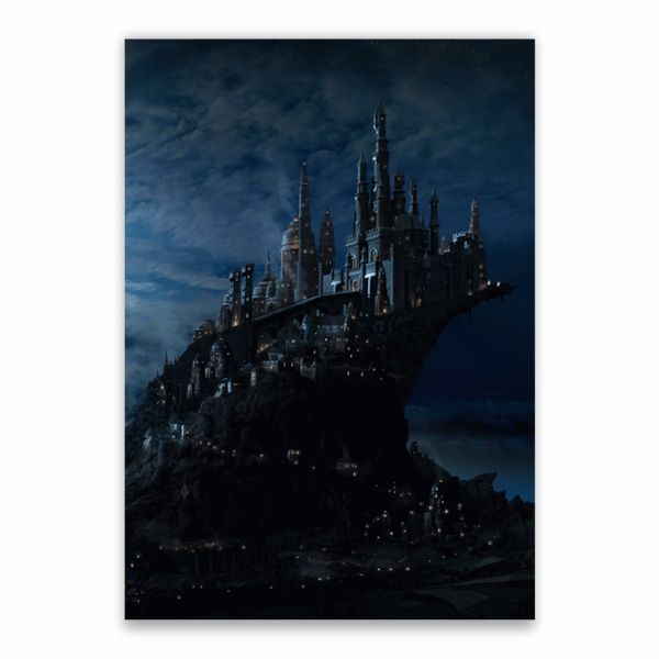 Hogwarts At Night Poster - A1