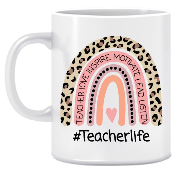 Teacher-Rainbow-Teacher Life-Mug