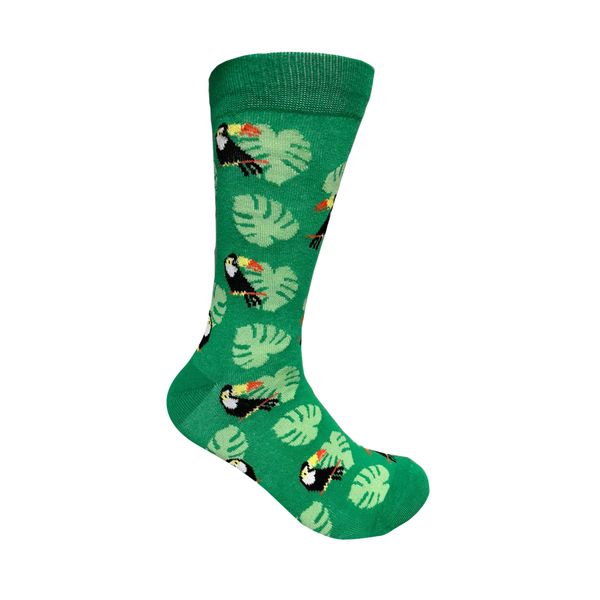 Undeez Tropical Toucan Men's Trouser Socks