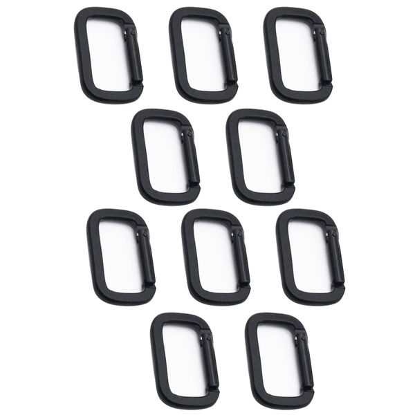 Mountaineering Button D Shape Spring Buckle Aluminum Backpack Buckle