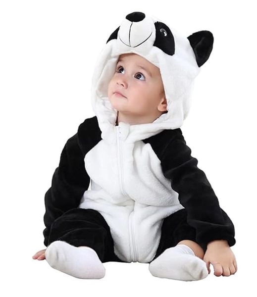 Cute, Cozy &amp; Warm Panda Jumpsuit/Costume Onesie for kids 6Month - 3 Years