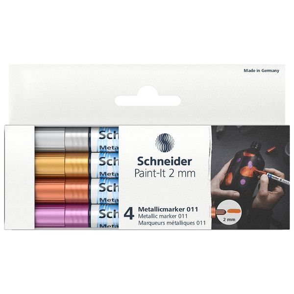 Schneider Metallic Paint-It 2mm Wallet 4's