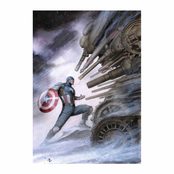 Captain America VS Guns Poster - A1