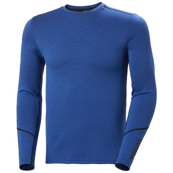 Helly Hansen Men's Lifa Merino Midweight Crew Base Layer - Cobalt 2.0