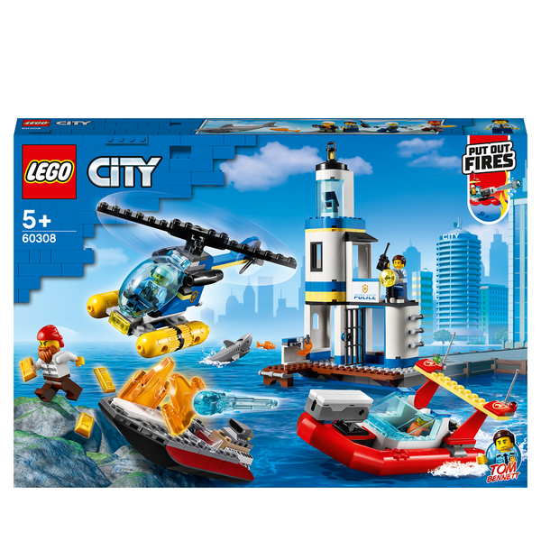 LEGO City Seaside Police and Fire Mission Set 60308