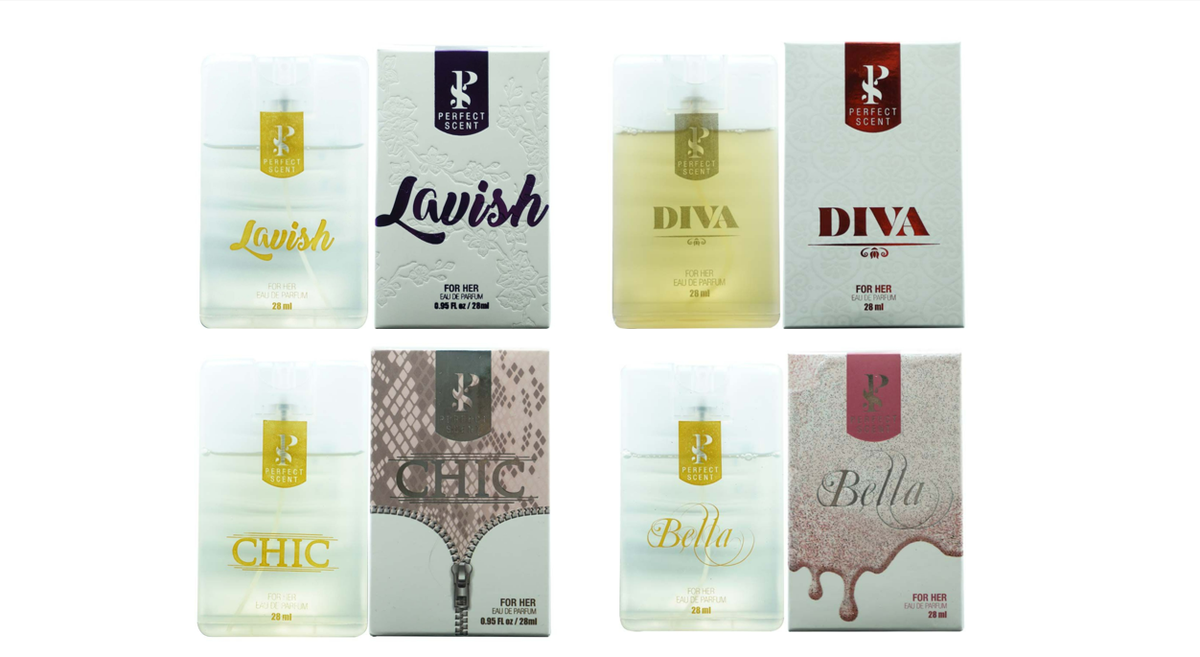 Perfect Scent - Collection of 4 Perfumes For Her Pocket size | Shop ...