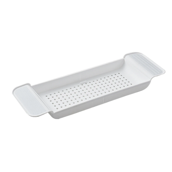 Expandable Bathtub Caddy - White