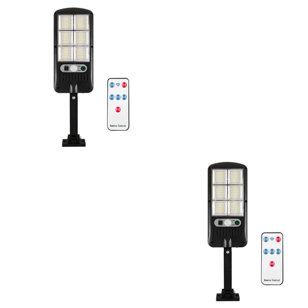 2 Set Of 300W Solar LED Motion Sensor Outdoor Lamp