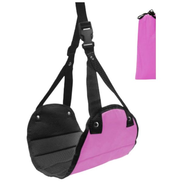 Pedal Hammocks with Storage Bag,Foot Hammock for Plane and Office ,Purple
