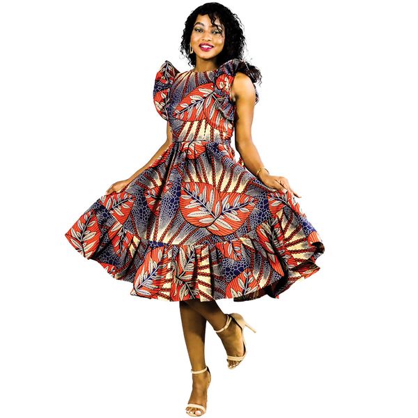 Blazin Brown Leaf Dress