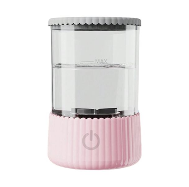 Electric Rotating Makeup Brush Cleaner With One Touch Operation - Blue