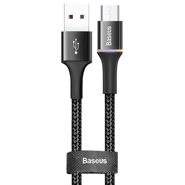 Baseus 3A/2A Halo Colour LED USB Type-A 2.0 to MicroUSB Cable