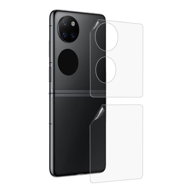 Full Screen Hydrogel Film Front + Back Compatible with Huawei P50 Pocket