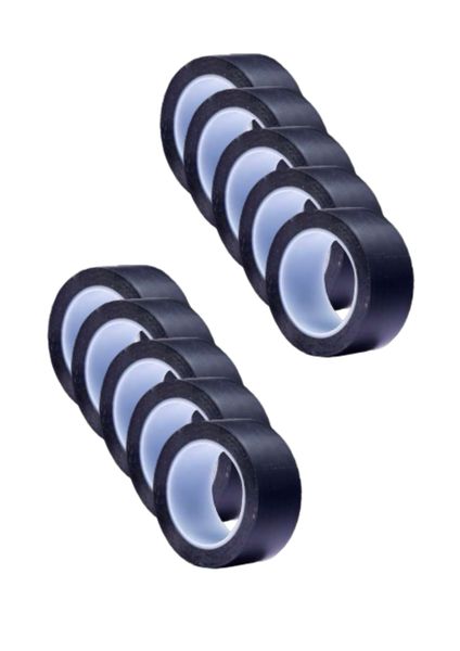 10 Pack x Quality Black Insulation Tape (18x20)