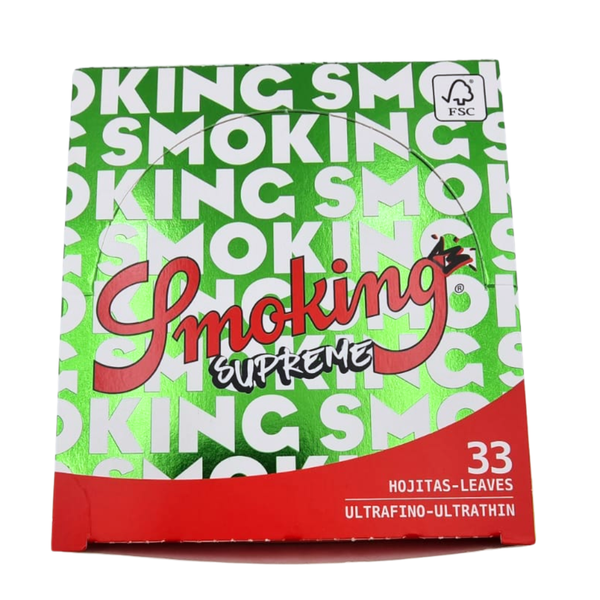 Smoking Supreme Kingsize Ultra Thin Rolling Papers Pack of 50