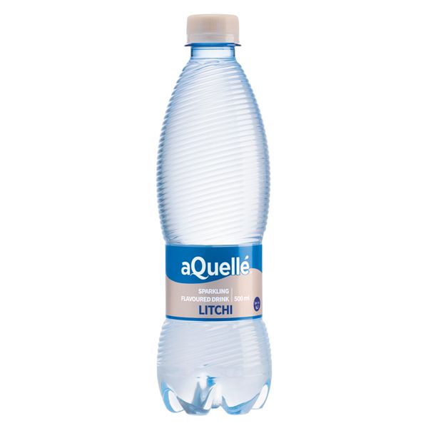 aQuelle - Litchi Flavoured Sparkling Drink - 6 x 500 ml