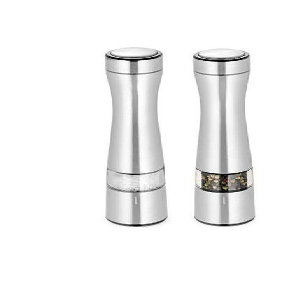Avanti - 22cm Electric Stainless Steel Salt &amp; Pepper Mill Set