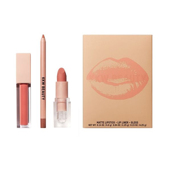 KKW Beauty - Blush 3 Piece Lip Set