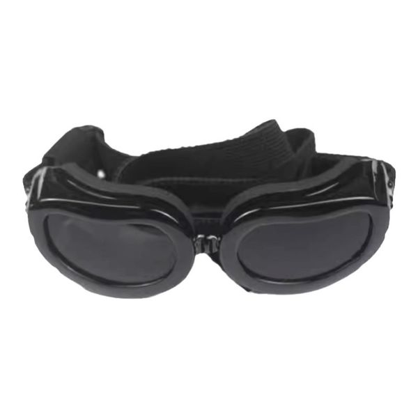 Small Dog Goggles , UV Protection Sunglasses for Dogs Small Breed, Black