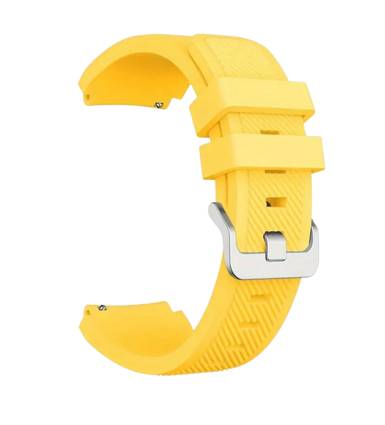 Yellow Sport Silicone Watch Strap for Samsung Galaxy Watch - 20mm