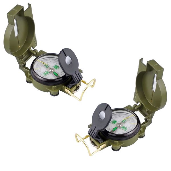 Set of 2 Precision Lensatic Compass