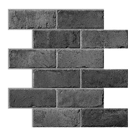 10 Sheet 3D Mosaic Tile Peel and Stick Kitchen Backsplash - 2.0mm Brick ...
