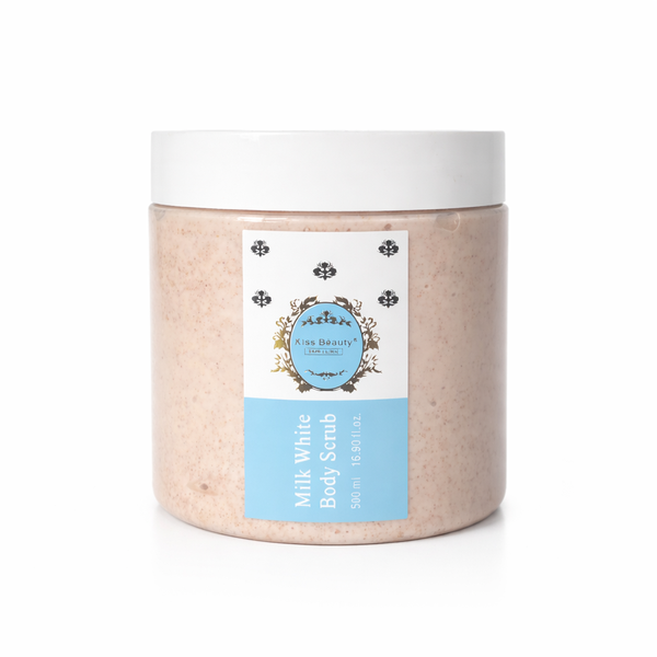 Kiss Beauty Milk White Body Scrub 500ml
