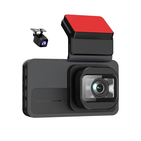 Dash Camera 4K Dual Channel Dash Cam with 64G SD Card &amp; Parking for Car