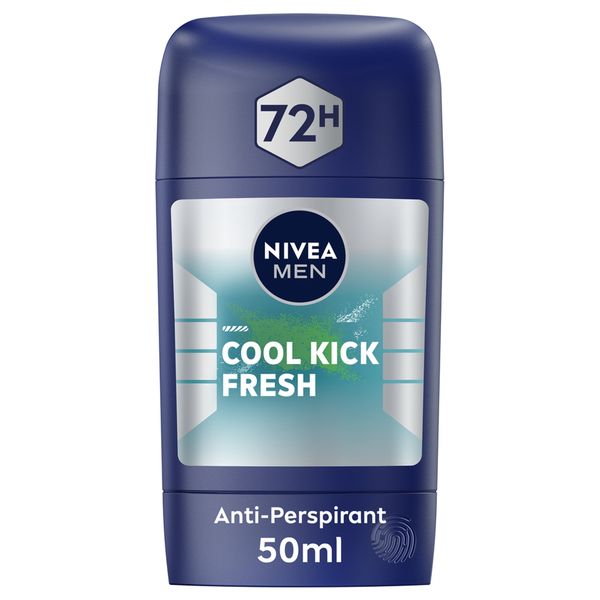 NIVEA MEN Cool Kick Fresh Anti-perspirant Stick Deodorant, 50ml