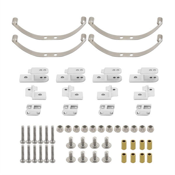 1 Set Leaf Spring Damping Suspension for 1/16 Wpl B24 Rc Car Red
