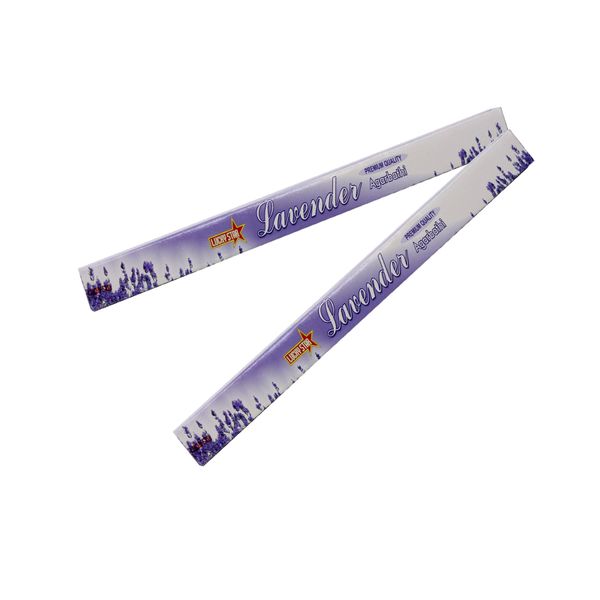 Lucky Star Lavender Premium Quality Incense Sticks - 2 Pack - 20 Sticks