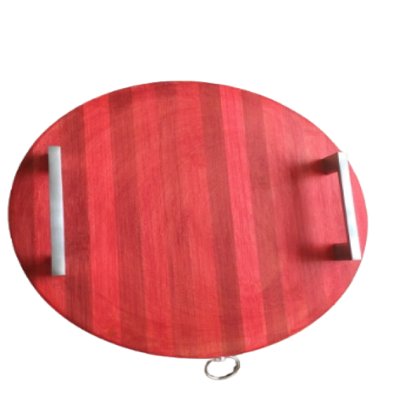 Round Wood Serving Tray