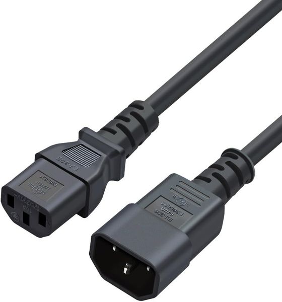 SlingTech IEC C14 Male to IEC C13 Female Power Cord-1.5m