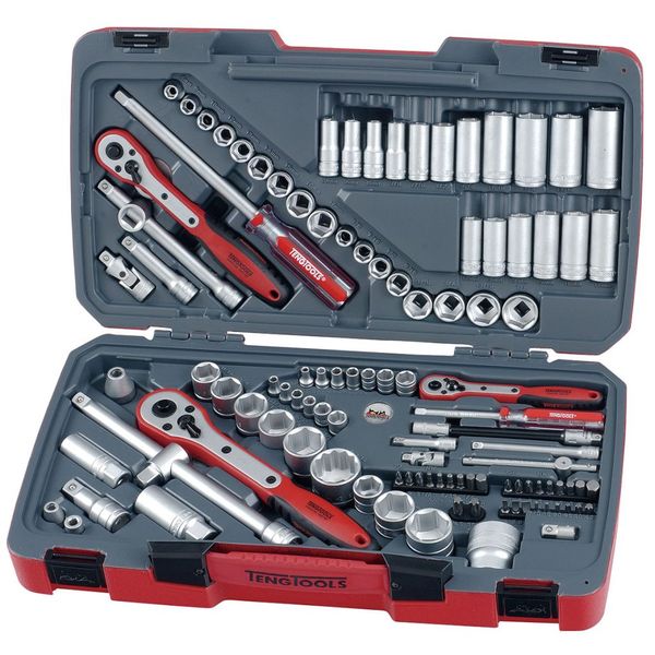 TengTools - Mecca Pro 1/4", 3/8" &amp; 1/2" Set MM/AF 111 Pieces - TM111