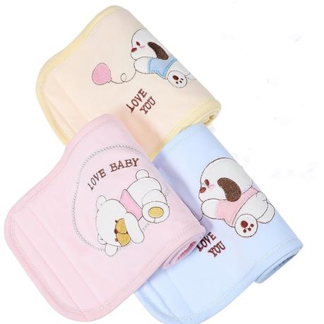 3-Piece Newborn Infant Belly Wraps Band, Abdomen Protector For for 0-12 Months Image