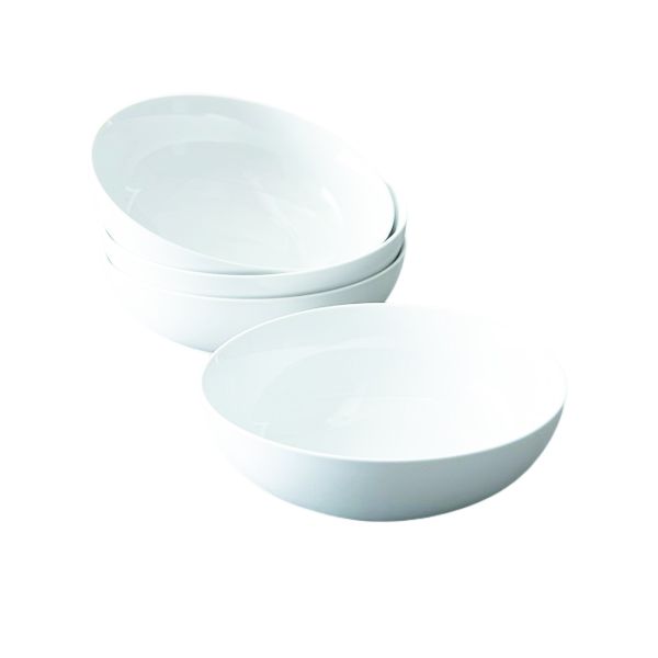 Claire's White Salad Bowls Set Of 4