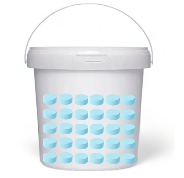 EcoPod Plant-Based Effervescent Toilet Cleaning Pods - 30 Tabs