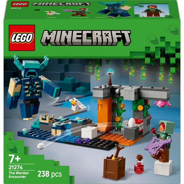 LEGO® Minecraft® The Warden Encounter Collectible Video Game Merch 21274