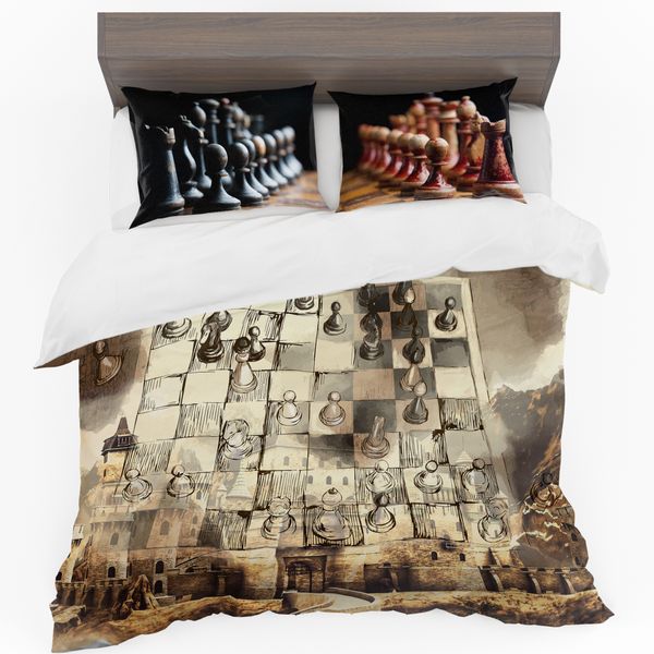 Chess Duvet Cover Set
