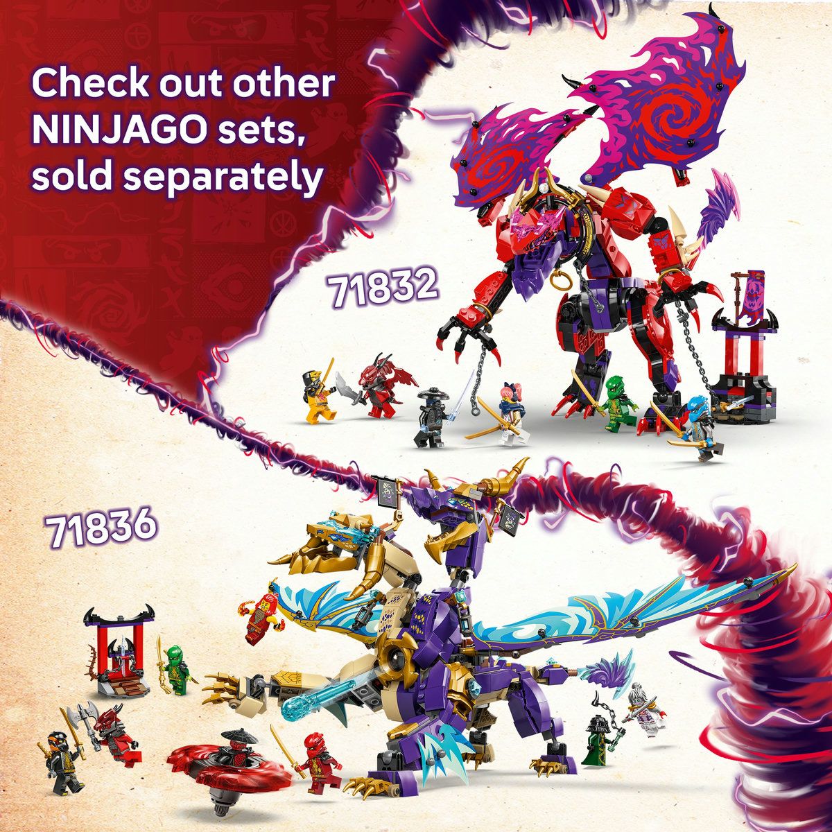 LEGO® NINJAGO® Arc Dragon of Focus Ninja Toy Set 71836 | Shop